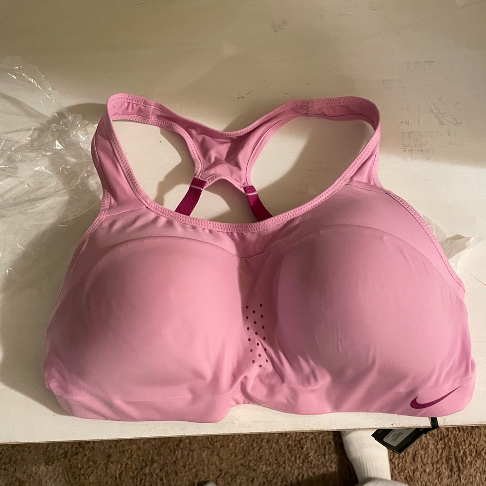 New Nike Alpha High Support Dri-Fit Sports Bra Women's S (A-C) Pink AJ0340-680